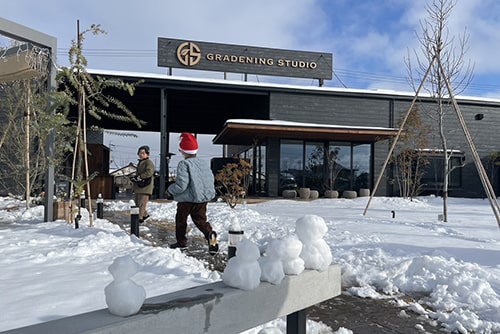 雪のグラデニング・スタジオのイメージ