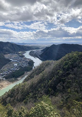 各務原アルプス　猿啄城展望台　木曽川のイメージ