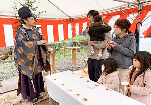 N様邸地鎮祭のイメージ