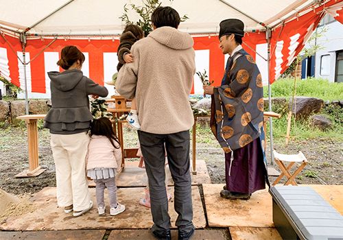 N様邸地鎮祭のイメージ