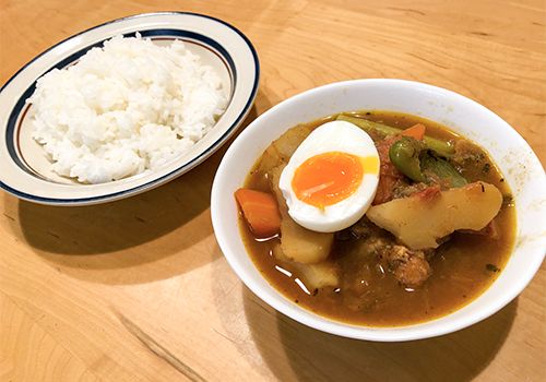 スープカレー試作のイメージ