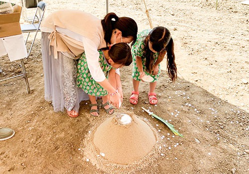 I様邸地鎮祭のイメージ