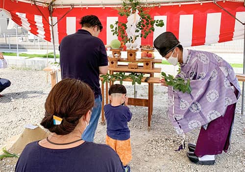 K様邸地鎮祭のイメージ