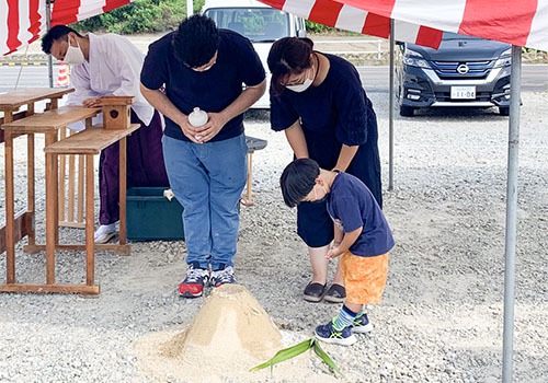 K様邸地鎮祭のイメージ