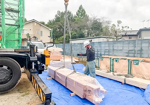 建て方工事のイメージ