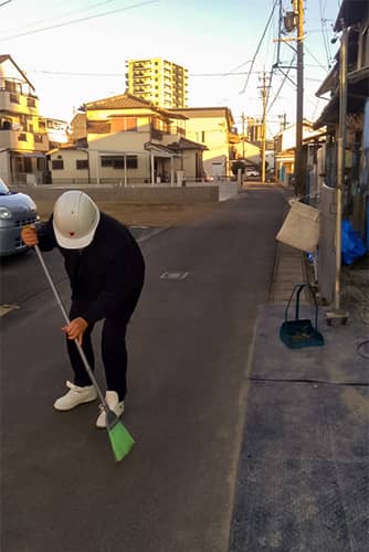 現場パトロール清掃のイメージ