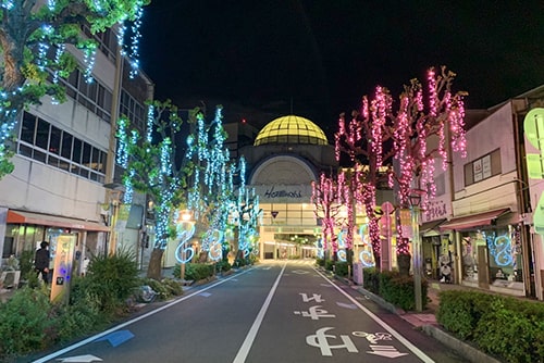 一宮駅周辺のイルミネーションのイメージ