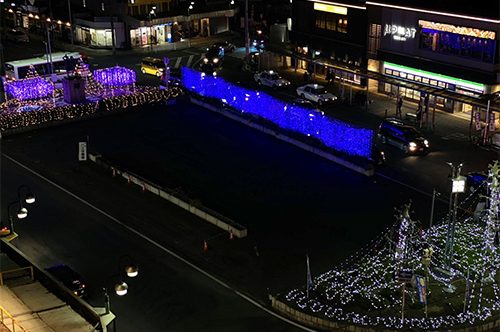 イルミネーション江南駅前