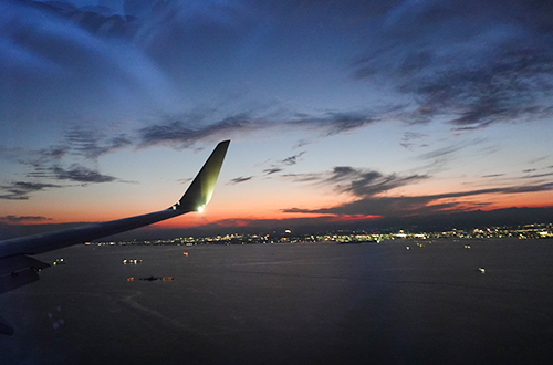 飛行機の様子