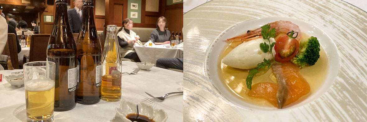 お酒と料理のイメージ
