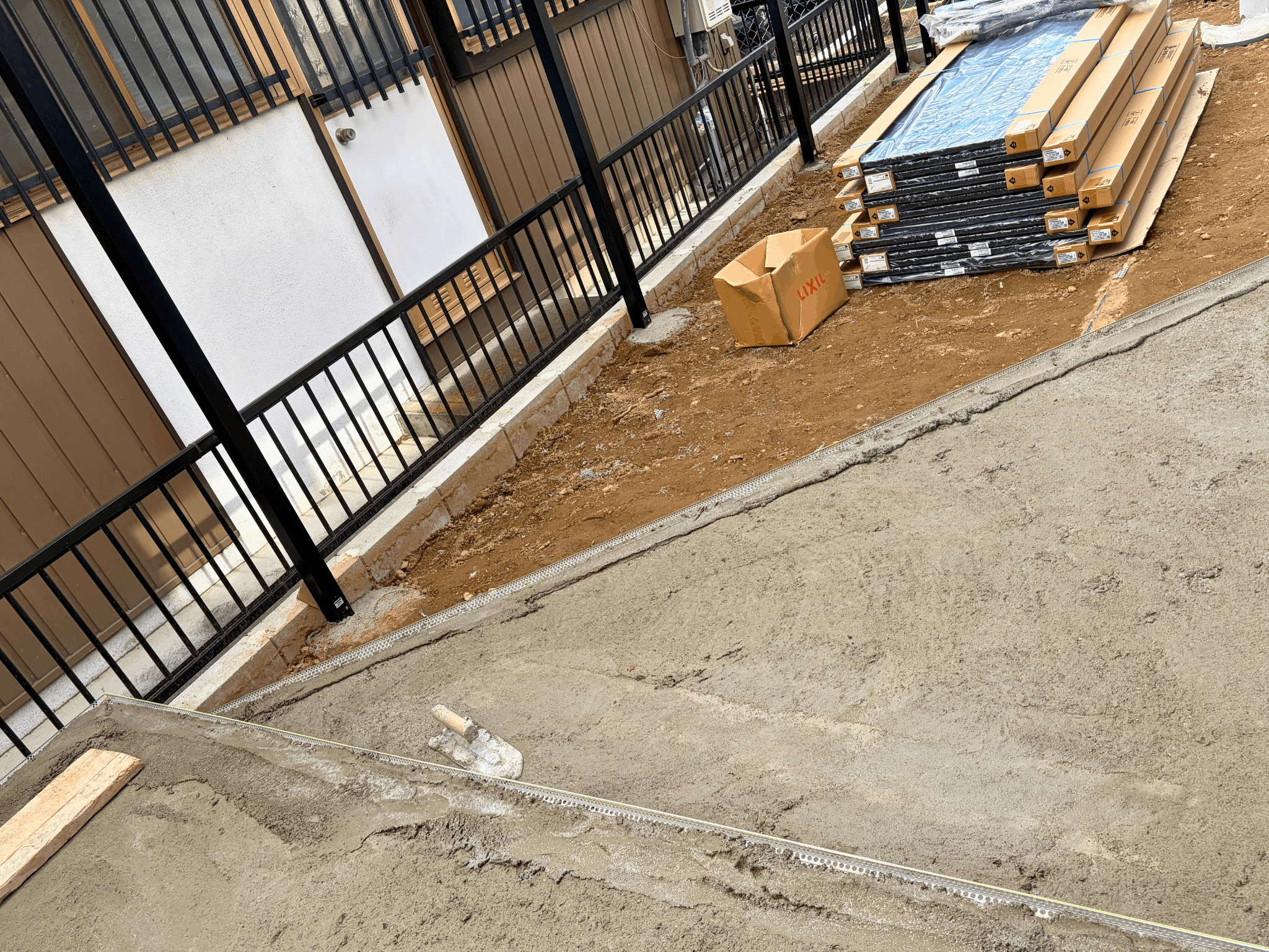 モデルハウス 庭の様子