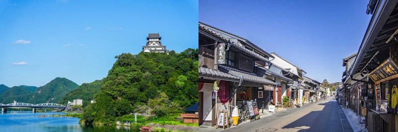 犬山城と犬山城下町