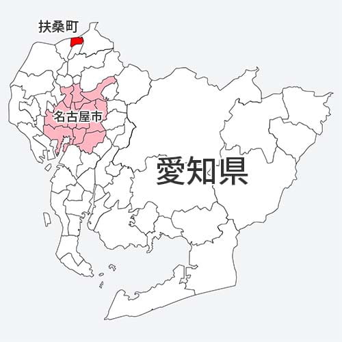 扶桑町の地図
